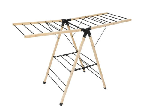 Απλώστρες Drying Rack 13M Black/Bamboo Five 206761