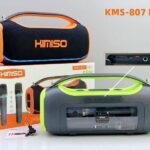 Ασύρματο ηχείο Bluetooth με 2 μικρόφωνα Karaoke - KMS-807 Pro - 813782 - Orange