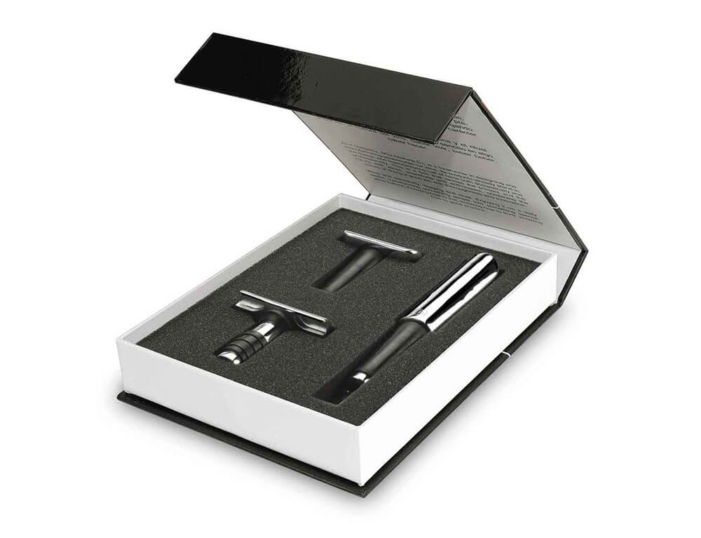 Αξεσουάρ Κρασιού Stainless Steel Set Boj For Wine 3 Pieces01223004