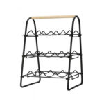 Αξεσουάρ Κρασιού Wine Rack H&Amp;S Collection Metal 9 Bottles  Hz191542