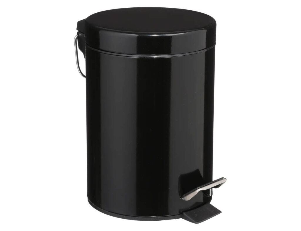 Αξεσουάρ Μπάνιου 3L Dustbin Black Five 105613