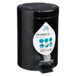 Αξεσουάρ Μπάνιου 3L Dustbin Black Five 105613