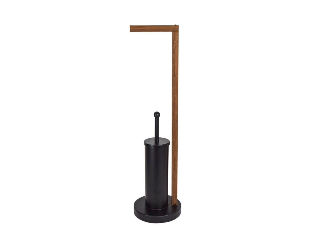 Αξεσουάρ Μπάνιου Aurora 2-In-1 Toilet Roll Holder - Black
