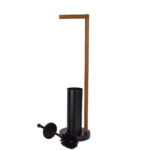 Αξεσουάρ Μπάνιου Aurora 2-In-1 Toilet Roll Holder - Black
