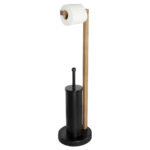 Αξεσουάρ Μπάνιου Aurora 2-In-1 Toilet Roll Holder - Black