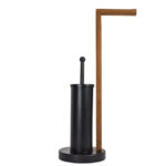 Αξεσουάρ Μπάνιου Aurora 2-In-1 Toilet Roll Holder - Black S