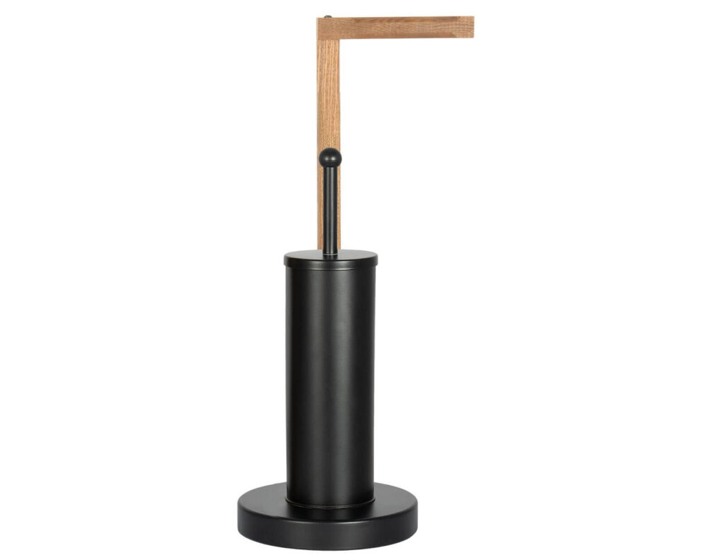 Αξεσουάρ Μπάνιου Aurora 2-In-1 Toilet Roll Holder - Black S