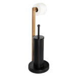Αξεσουάρ Μπάνιου Aurora 2-In-1 Toilet Roll Holder - Black S