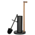 Αξεσουάρ Μπάνιου Aurora 2-In-1 Toilet Roll Holder - Black S