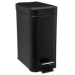 Αξεσουάρ Μπάνιου Softcl Black Rectangle 5L Bin 160848J