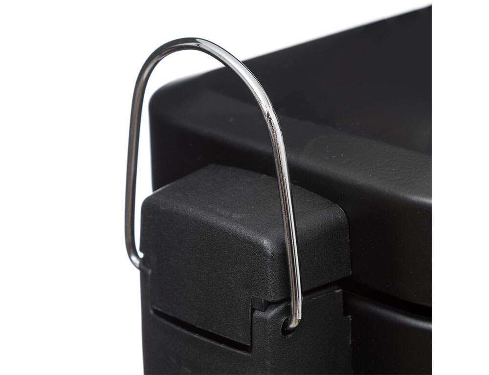 Αξεσουάρ Μπάνιου Softcl Black Rectangle 5L Bin 160848J