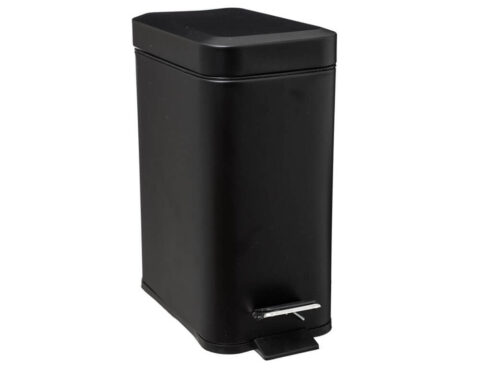 Αξεσουάρ Μπάνιου Softcl Black Rectangle 5L Bin 160848J