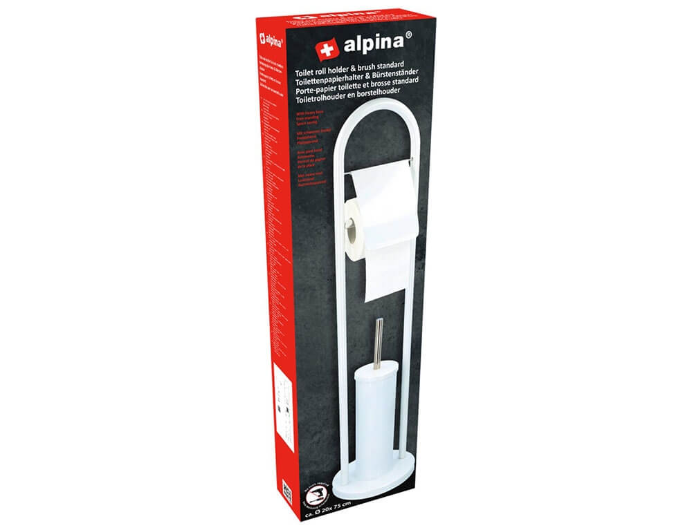 Αξεσουάρ Μπάνιου Toilet Brush &Amp; Holder Alpina D20X80Cm Mt Tube D19M