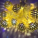 Χριστουγεννιάτικα φώτα μπάλες - 20LED - Warm White - 210252