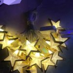 Χριστουγεννιάτικα φώτα - Stars - 20Led - Warm White - 210245