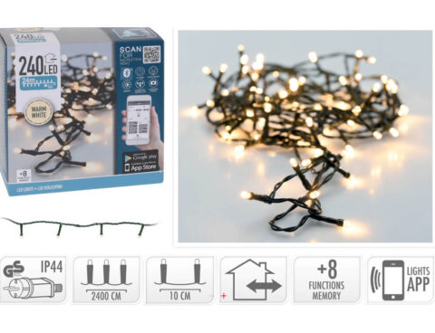 Χριστουγεννιάτικα Λαμπάκια Led Lighting Display App Controll 240 Led Ax8718510