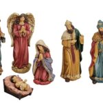 Χριστουγεννιάτικες Φιγούρες Nativity Set Of 8 Figurines, Polyresin, (H) 5-16Cm