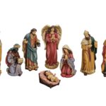 Χριστουγεννιάτικες Φιγούρες Nativity Set Of 8 Figurines, Polyresin, (H) 5-16Cm