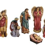 Χριστουγεννιάτικες Φιγούρες Nativity Set Of 8 Figurines, Polyresin, (H) 5-16Cm