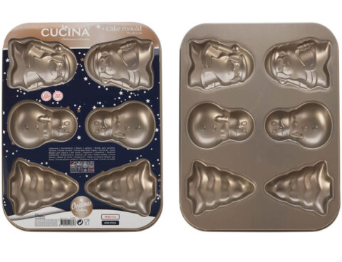 Χριστουγεννιάτικη Ζαχαροπλαστική Cake Mould La Cucina Non Stick 350X265Mm 170113110