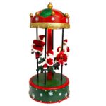Διακόσμηση & Deco Σε Εορταστικό Πνεύμα Carousel Santa&Quot;S 110Cm Ask007310