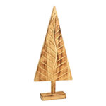 Διακόσμηση & Deco Σε Εορταστικό Πνεύμα Fir Tree Paulownia Wood Brown (W/H/D) 39X90X12Cm