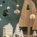 Διακόσμηση & Deco Σε Εορταστικό Πνεύμα Fir Tree Paulownia Wood Brown (W/H/D) 39X90X12Cm