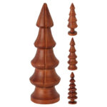 Διακόσμηση & Deco Σε Εορταστικό Πνεύμα Xmas Tree Wood H24Cm Walnut A68100250