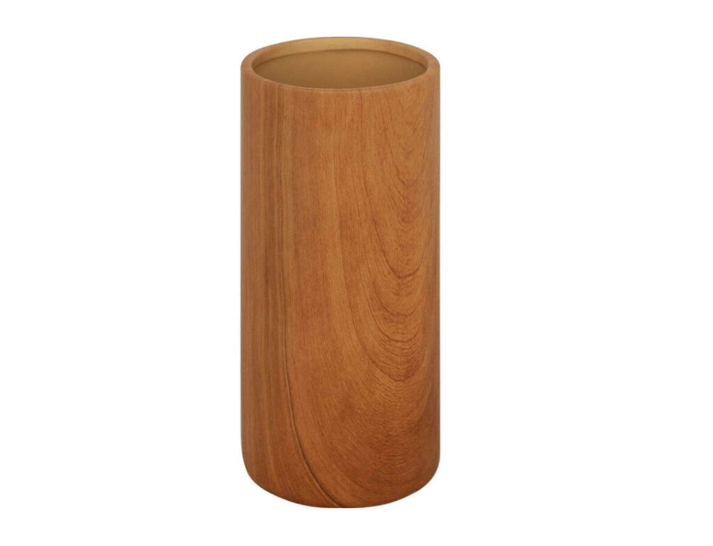 Διακόσμητικά Στοιχεία Cyl Crmc Vase Wood Sao H20