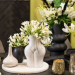 Διακόσμητικά Στοιχεία Porcelain Vase Black (W/H/D) 16X25X16Cm
