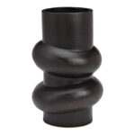 Διακόσμητικά Στοιχεία Porcelain Vase Black (W/H/D) 16X25X16Cm