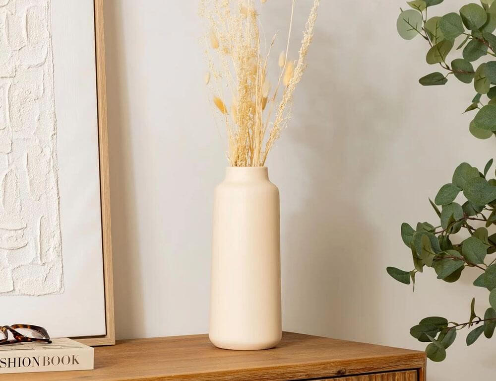 Διακόσμητικά Στοιχεία Vase Crmq Rily Beige H30