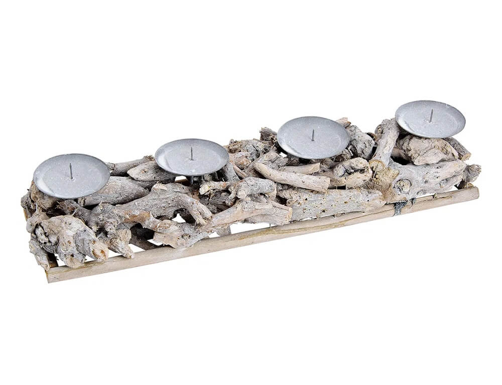 Διακοσμητικό Κηροπήγιο - 8X12X48Cm