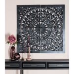 Διακοσμητικοί Πίνακες Ptmd Wall Panel Akoulina Black 120 Cm Set Of 4