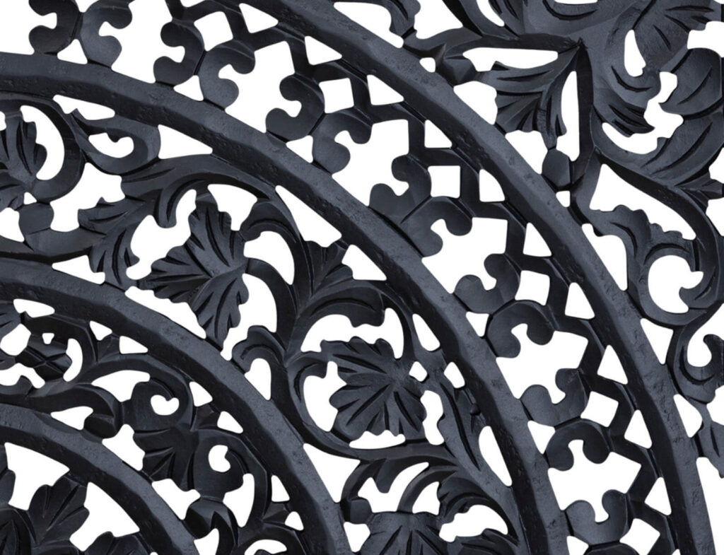 Διακοσμητικοί Πίνακες Ptmd Wall Panel Akoulina Black 120 Cm Set Of 4