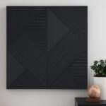 Διακοσμητικοί Πίνακες Ptmd Wall Panel Belinda Black 120 X 120 Cm
