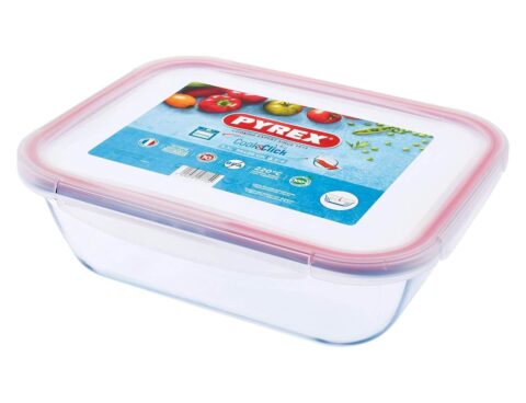 Δοχεία Φαγητού & Lunch Box Pyrex, Cook &Amp; Click Rectanglar Glass Food Containe