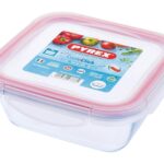 Δοχεία Φαγητού & Lunch Box Pyrex, Cook &Amp; Click Square Glass Food Container 0,