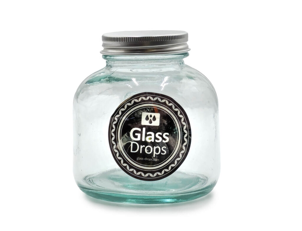 Δοχεία Τροφίμων Δοχειο Glass Drops Me Καπακι Storage 350Cc 10Cm