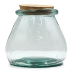 Δοχεία Τροφίμων Δοχειο Glass Drops Sac Me Πωμα Φελλου 1,5L 15Cm