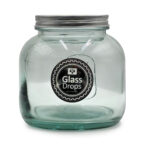 Δοχεία Τροφίμων Δοχειο Me Καπακι Glass Drops Storage 1L 13Cm