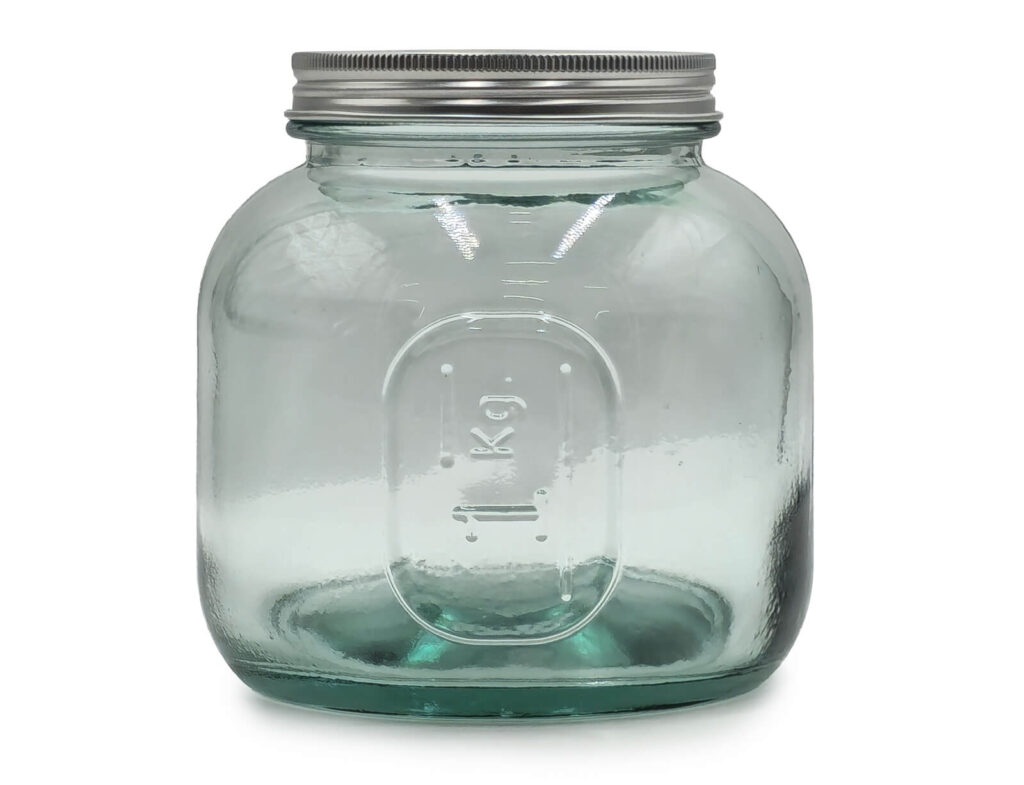 Δοχεία Τροφίμων Δοχειο Me Καπακι Glass Drops Storage 1L 13Cm