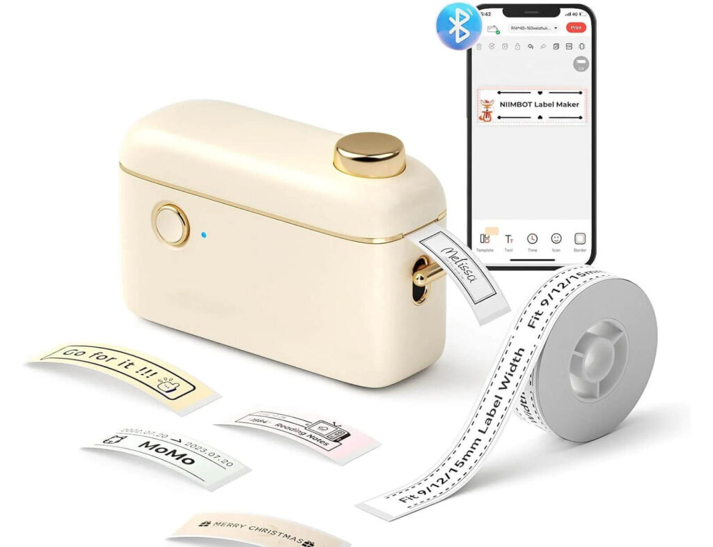 Εκτυπωτής Θερμικών Ετικετών Niimbot H1S - Bluetooth - Beige