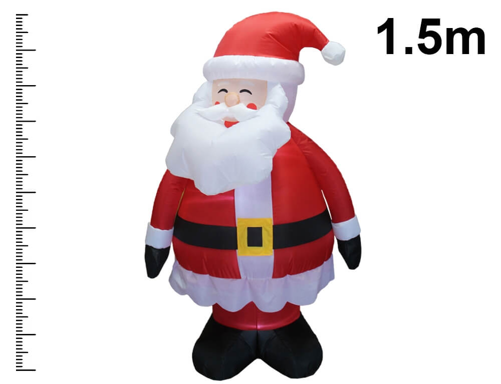 Εορταστική Διακόσμηση Μεγάλου Μεγέθους Inflatable Santa 150Cm