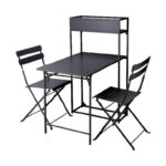Έπιπλα Κήπου & Βεράντας Bistro Set Balcony 3Pcs Black Ck9201250