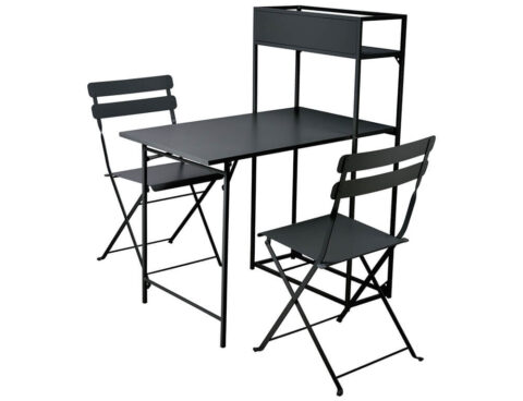 Έπιπλα Κήπου & Βεράντας Bistro Set Balcony 3Pcs Black Ck9201250