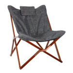 Έπιπλα Κήπου & Βεράντας Butterfly Chair Mixed Grey Lesli Living 42448