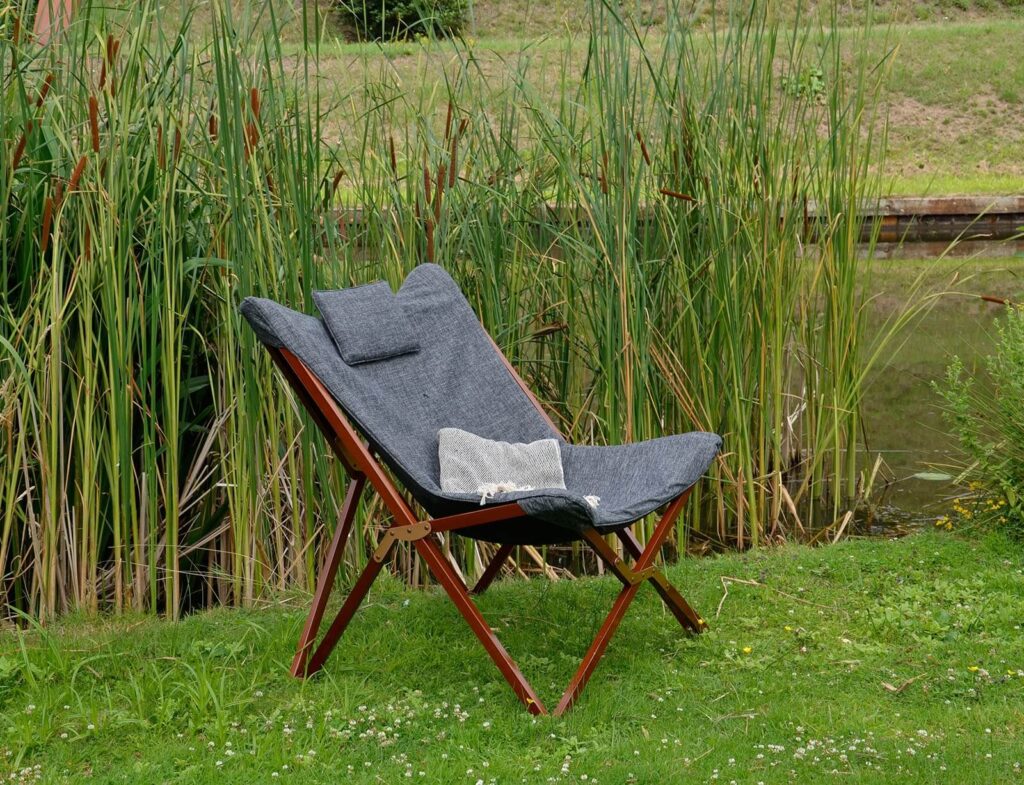 Έπιπλα Κήπου & Βεράντας Butterfly Chair Mixed Grey Lesli Living 42448