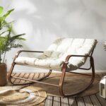 Έπιπλα Κήπου & Βεράντας Fauteuil A Bascule Miami Imitation Bois M1 Hdo7309