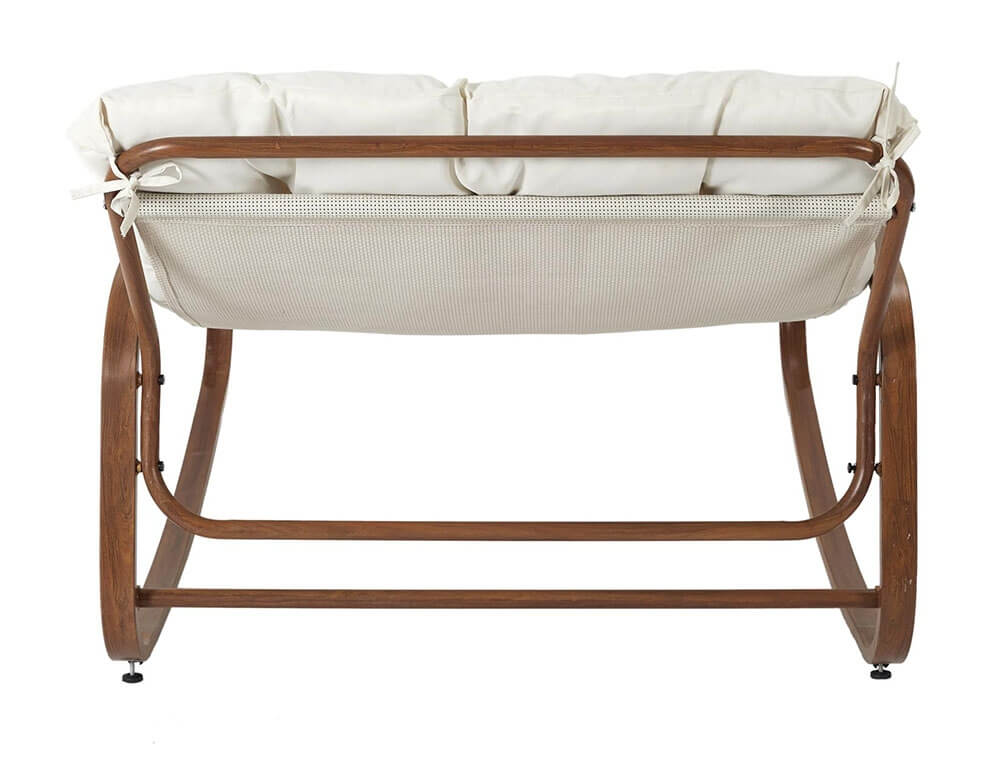 Έπιπλα Κήπου & Βεράντας Fauteuil A Bascule Miami Imitation Bois M1 Hdo7309